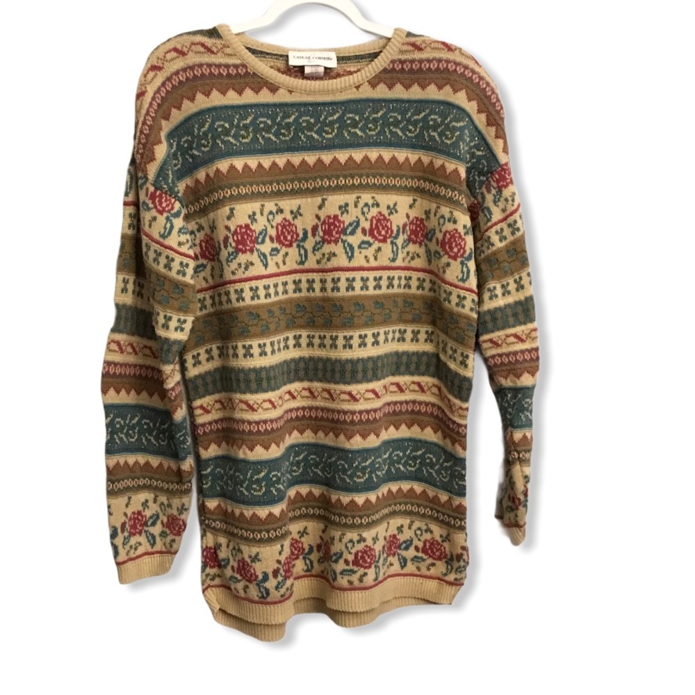 Vintage 80’s Casual Corner oversized sweater size S